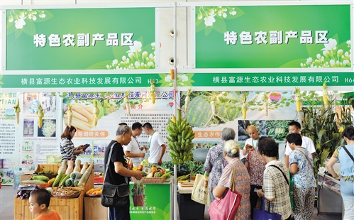 2016年橫縣名特優(yōu)產品展銷會 茉莉飄香處，物產薈邕城